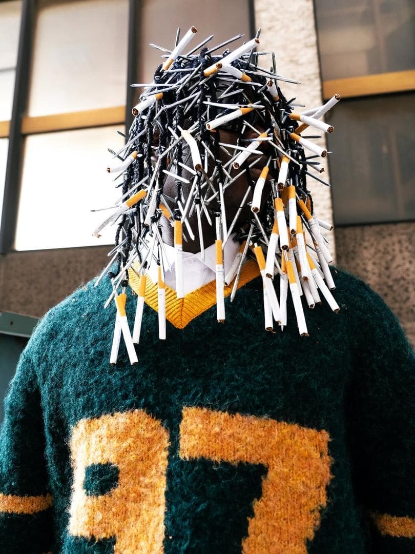 Cinematic portrait with composed symmetry.