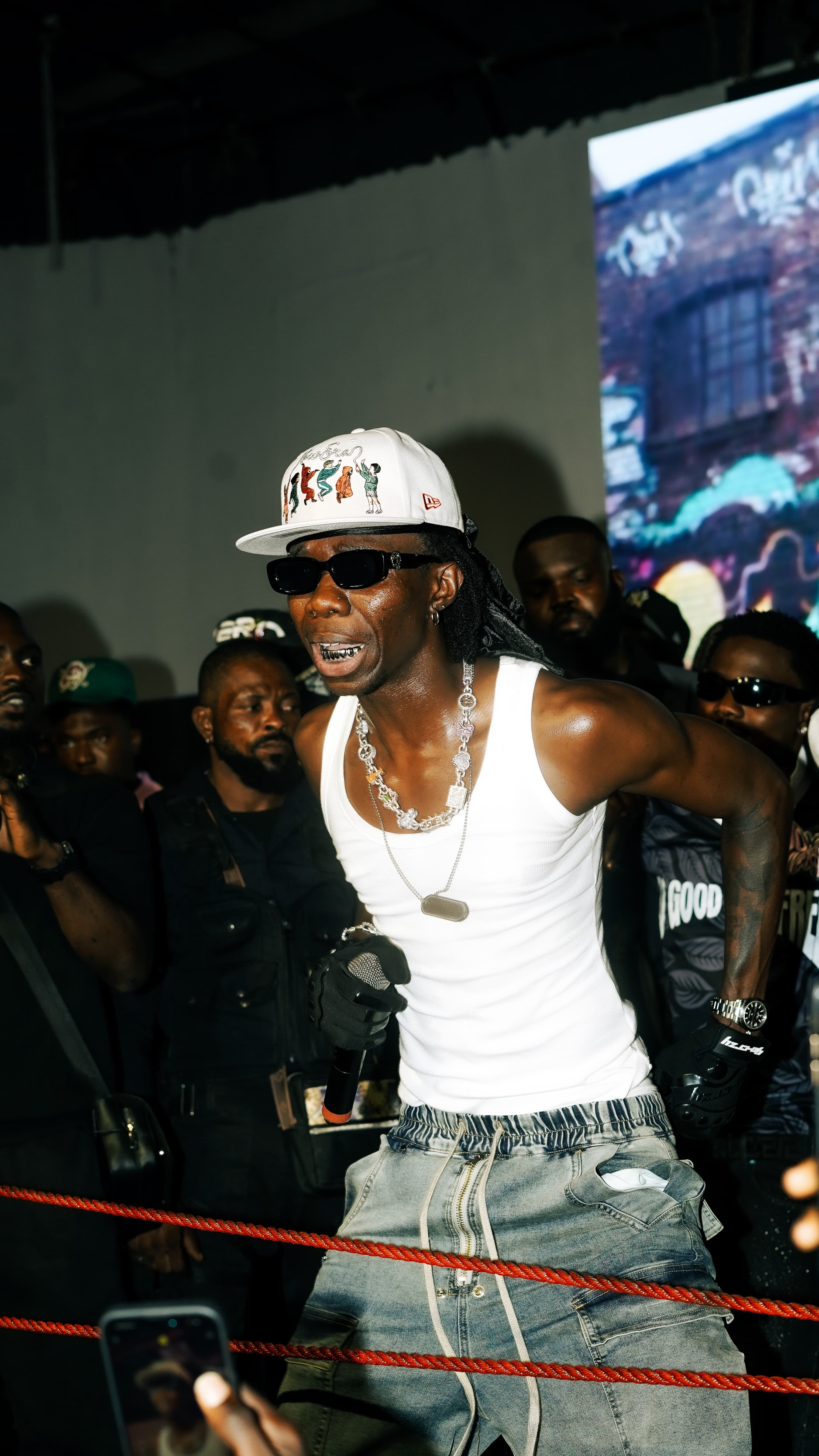 Portrait composition with dramatic tonal contrast.